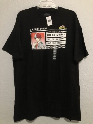 Shoto Todoroki UA High School My Hero Academia Mens Graphic Shirt