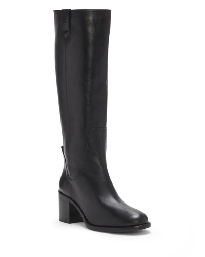 Vince Camuto Zemmy Black Zipper Closure 