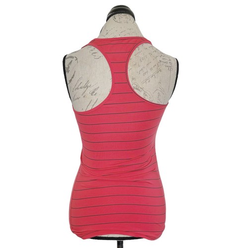 Brooks Womens Tank Top Running Striped Racerback Activewear Workout Size XS - Picture 3 of 12