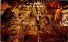 Bridal Chapel Bridal Cave Camdenton Missouri VTG Chrome Postcard Unposted A80