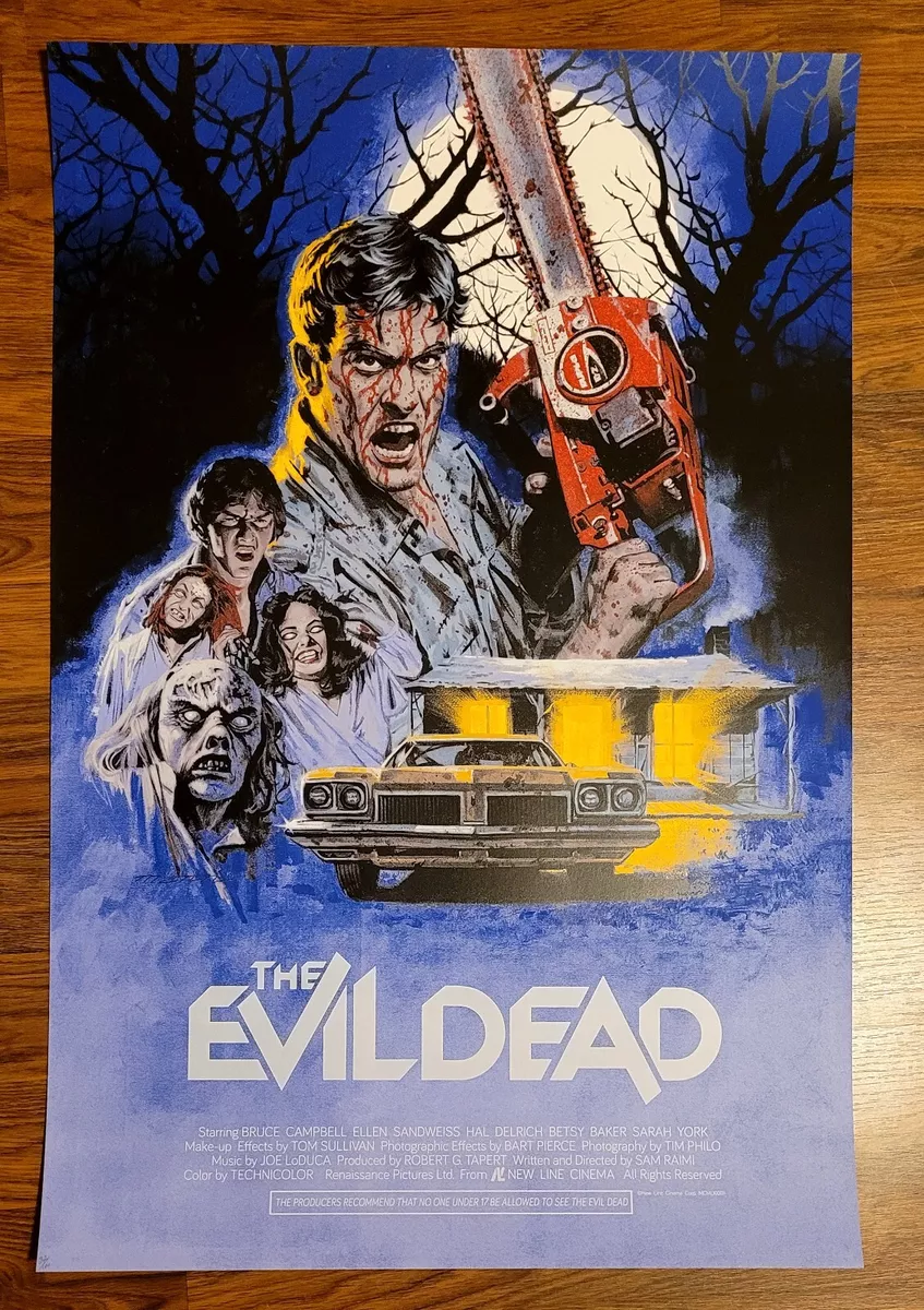 EVIL DEAD 1981 Alternative Movie Poster Print 