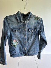 Arizona Girls Denim Jacket Wild Child Size L 14