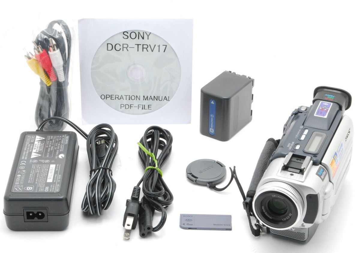 TESTED [MINT] SONY Handycam DCR-TRV17 mini DV Camcorder From