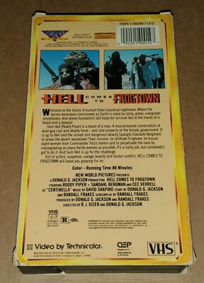 Hell Comes to Frogtown New World VHS 1988 Sci-fi, Roddy