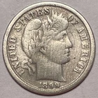 1899-O Barber Silver Dime Very Fine VF Coin, Details #17288