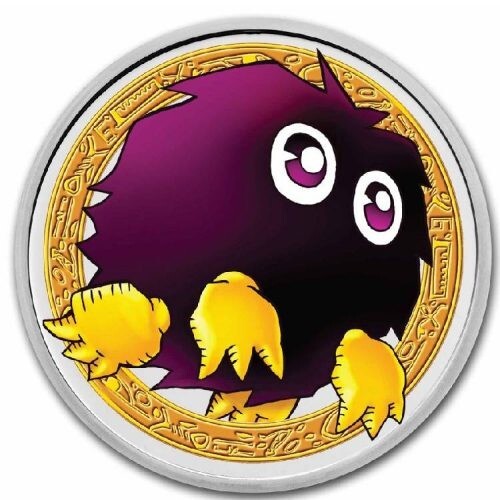 Yu-Gi-Oh Kuriboh 2023 $2 1 oz Pure Silver Coloured Coin in TEP Niue - Picture 3 of 4