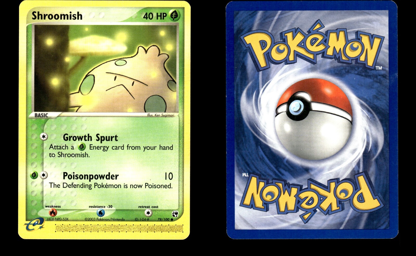 Pokemon EX Sandstorm Shroomish 78/100 C