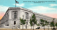 Vintage Postcard 1930s United States House of Representatives Office Building