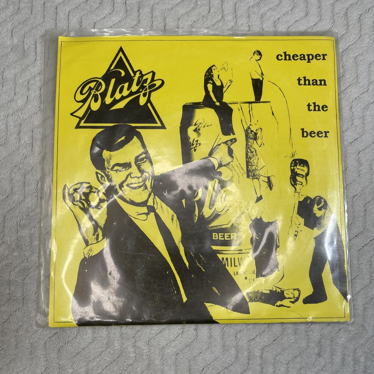 Blatz Cheaper Than The Beer 7” Vinyl 1990 Lookout Records Punk | eBay
