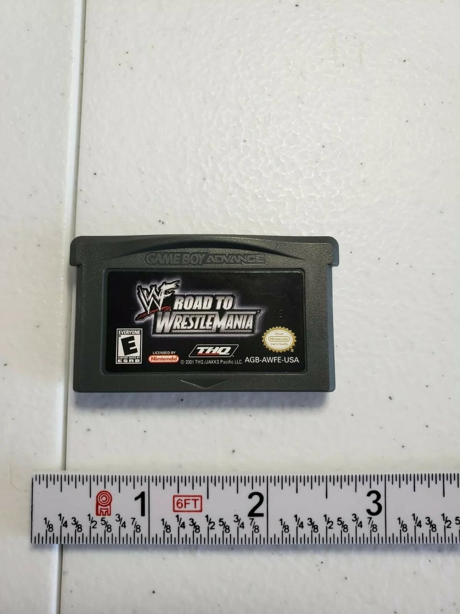 Vintage Gameboy Advance WWF Road to Wrestlemania Game | eBay