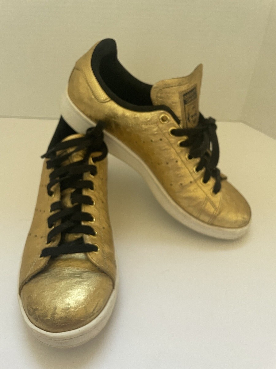 Size Adidas Stan Smith Gold Metallic for sale online