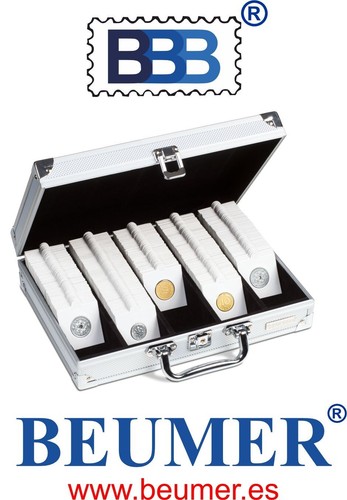Maletín CARGO S6, con 6 Bandejas incluídas.Para 112 monedas D. 48mm - Imagen 10 de 24