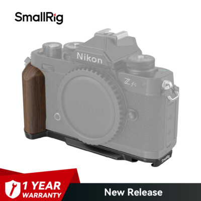 SmallRig L-förmiger Holzgriff mit Arca-Swiss-Schnellwechselplatte für Nikon Z fc