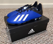 adidas X 19.4 FXG Kids Soccer Cleats Royal Blue White Black Size 3 EF1615  for sale online | eBay