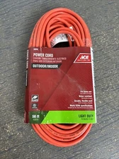 Ace 30956, Indoor/Outdoor 50' Light Duty Power Cord 16 Gauge