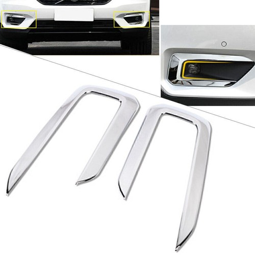 2x Chrom Nebelscheinwerfer Abdeckung Blende Rahmen Trim Für Volvo XC40 2019-2020
