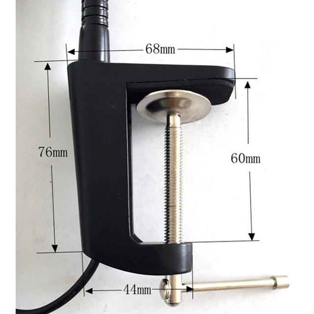 Black Metal Table Mounting Clamp for Microphone Suspension Boom Arm Stand Holder Black Metal Table Mounting Clamp for Microphone Suspension Boom Arm Stand Holder