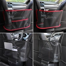 Car Hanging Handbag Holder Organizer Seat Storage Mesh Side Net Pocket Bag 