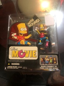 New Movie Mayhem Bart The Simpsons Movie W Sound Action Figure Mcfarlane Toys Ebay