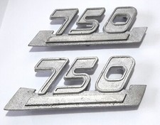 Targhette  logo 750 replica in Alluminio per Ducati 750GT-750S