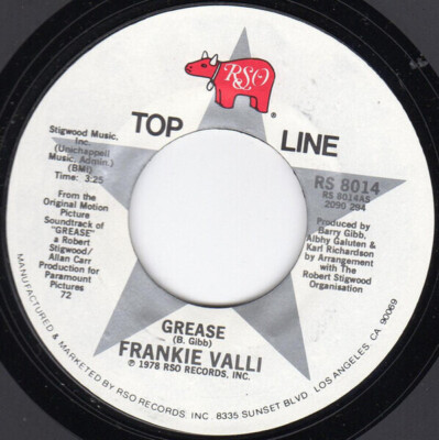 Frankie Valli / Gary Brown Grease Vinyl Single 7inch RSO
