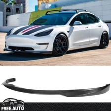 Fits For 17-23 Tesla Model 3 Ikon Style Front Bumper Lip Spoiler Splitter -  PP