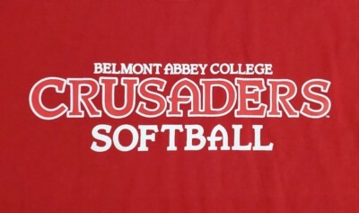 Champion Belmont Abbey College Shirt Mens 2XL XXL Crusaders Softball Adult A52 