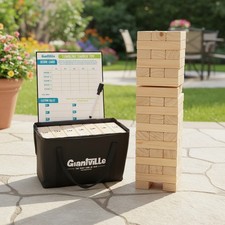 56-Piece Giant Tumbling Timber Set - Supports STEAM Learning and Creativity
