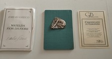 Placca In Metallo Argentato "Matelda Fior Da Fiore" di Emilio Greco