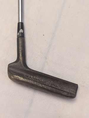 Vintage Spalding HBA Model Blade Putter 35'' Original Leather Grip 