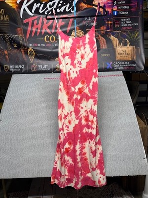 Thakoon X RTR Pink Berry Tie-Dye Slip Dress XS
