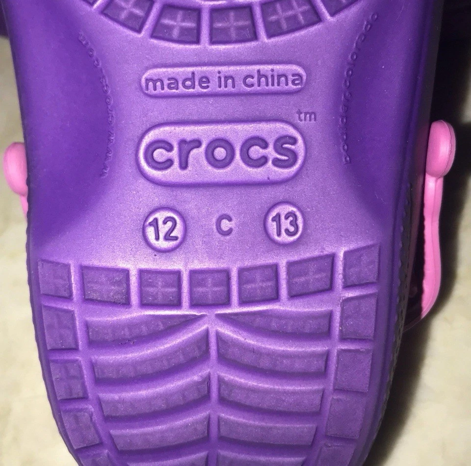 Disney Crocs Minnie Mouse púrpura niña talla 12 c 13 Foto 4 de 4