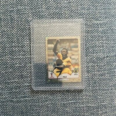 Panini Fifa World Cup 2018 Russia Foil Sticker #680 Legends ''PELE'' Brazil NEW