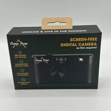 Camp Snap Screen-Free Digital Camera No Film Required - Stealth Black NEW!