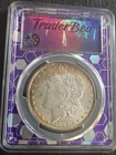 1887 Morgan Dollar PCGS MS62 Purple Trader Bea Coin -  Beautiful Toning!