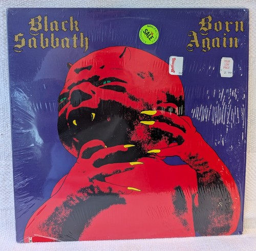 Black Sabbath - Born Again Vinyl LP VG+/EXC Shrink Original Inner Lyric 1983
