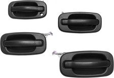Exterior Door Handles Set 4PC Chrome Front Rear Left Right For Silverado Tahoe