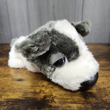 The Original - The Dog Artist Collection - Grey  White Plush Stuffed Animal Dog