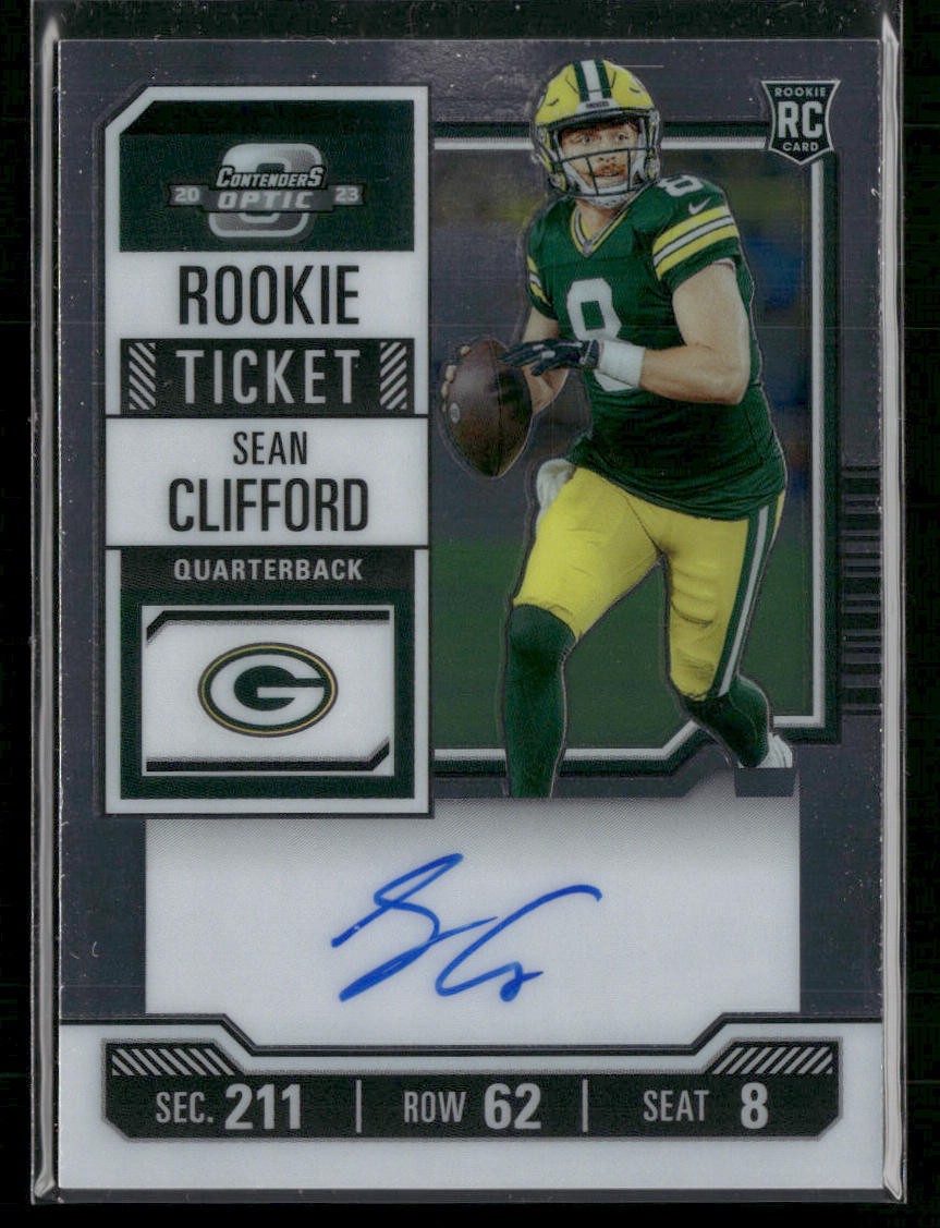 2023 Panini Contenders Optic #132 Sean Clifford Auto