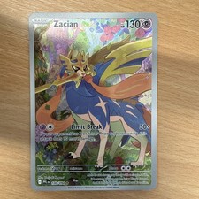 Pokémon TCG Zacian 100/094 Phantasmal Flames Illustration Rare NM