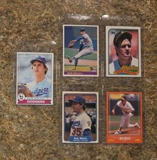 (5) Bob Welch 1979 Topps Rookie Card RC 1982 1984 Donruss Fleer 1988 1989 A's . rookie card picture