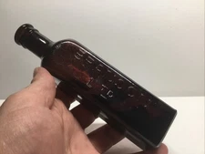 Antique Amber Branson Ltd. Coffee Extract Bottle.