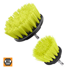 Medium Bristle Brush Cleaning Accessory Kit 2-Piece with Hex Shank Compatibili