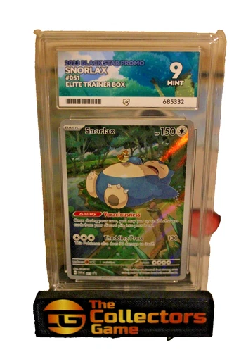 Pokémon TCG Snorlax SVP051 151 Black Star Promo Holo Ace 9