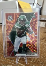 2020 Panini Mosaic - Rookies Denzel Mims #225 Mosaic Reactive Orange Prizm (RC)