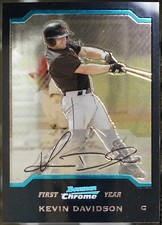 2004 Bowman Chrome #318 Kevin Davidson Baseball EX