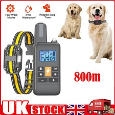 800M Electric Pet Dog Training E-Collar Anti-Bark Obedience Remote Control LCD
