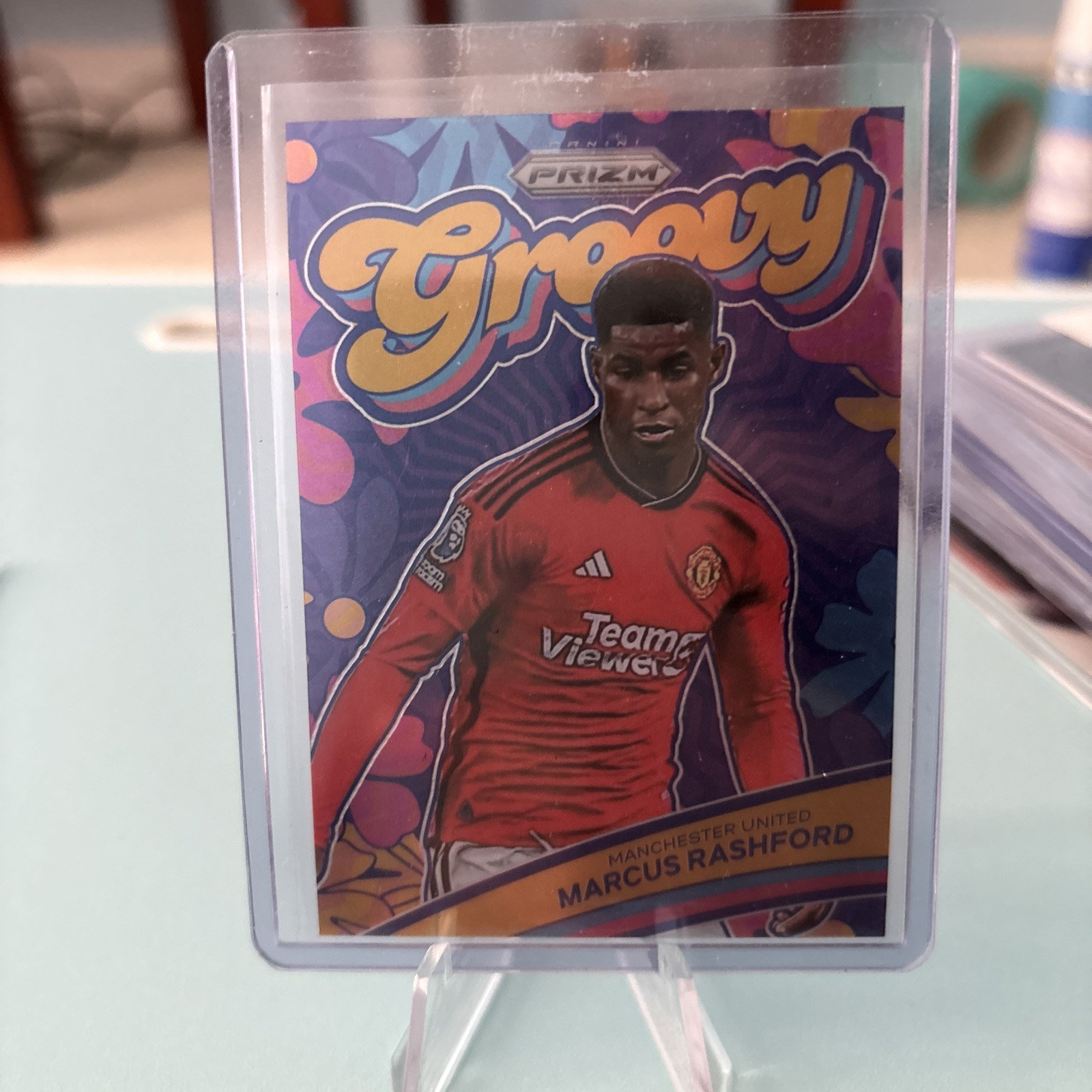 2023-24 Panini Prizm Premier League - Marcus Rashford Groovy Case Hit