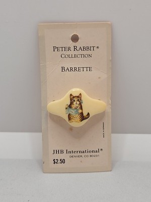 Rare Vtg NOS Peter Rabbit Collection Sm Barrette Miss Moppet Tom Kitten 7097
