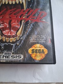 Wolfchild Sega Genesis 1993 Complete in Box with Manual Untested